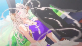 Hentai Deepthroat Cumshot GIF